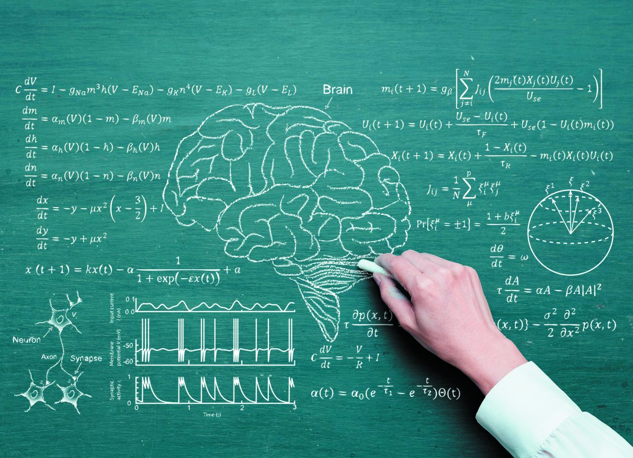 脳科学についての板書の画像