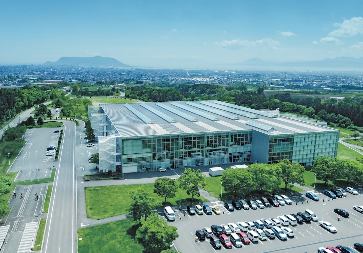 南に函館山を望むキャンパス