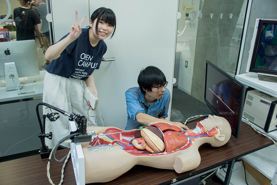 インタラクティブ展示の様子