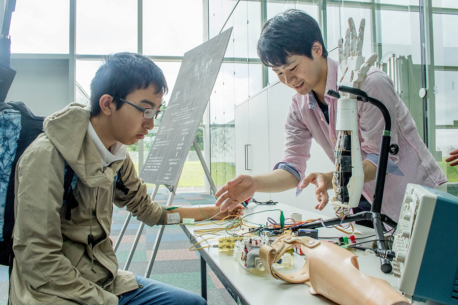 インタラクティブ展示の様子
