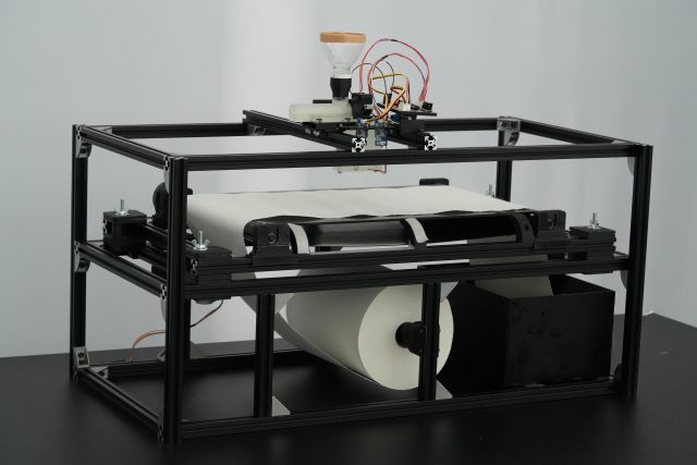 粘菌ファブリケーションのための粘菌の自動培養システムのイメージ