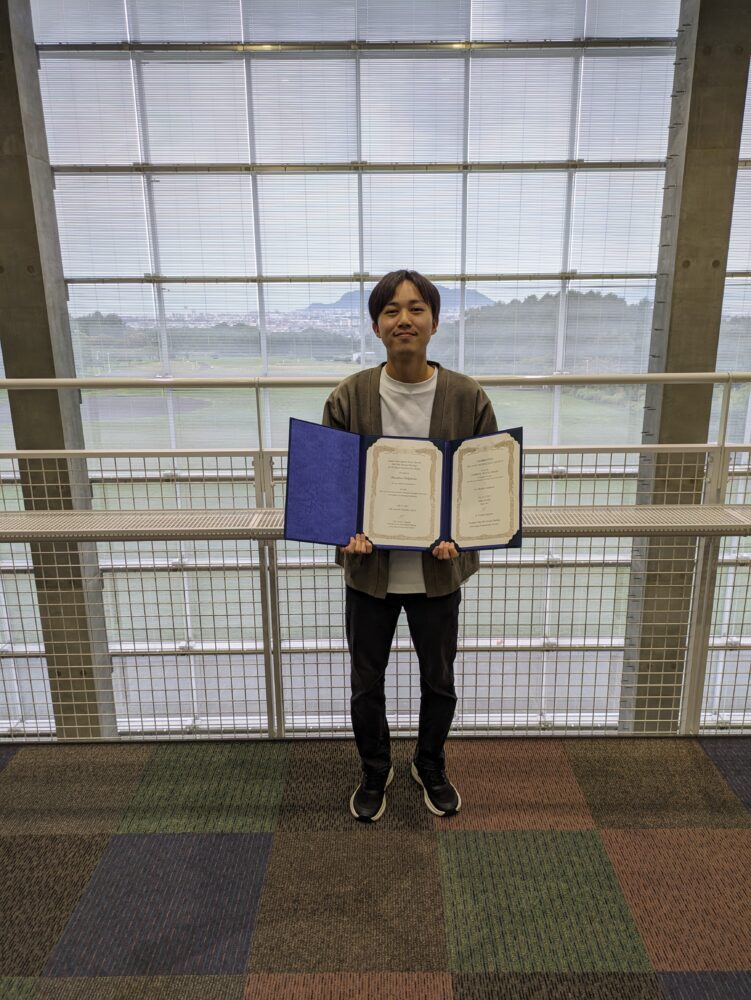 博士（前期）課程1年の中村允洸さんのイメージ