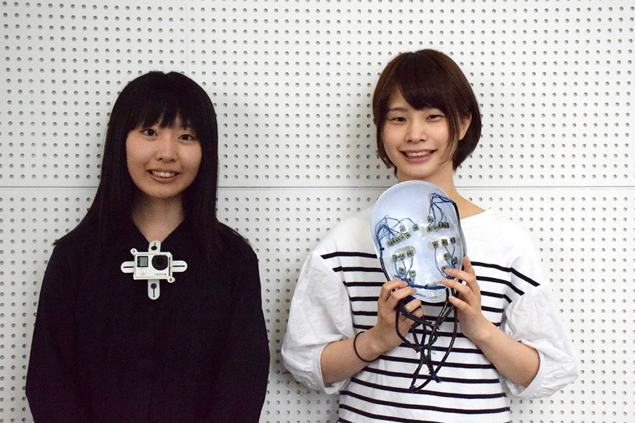 博士前期課程の梅澤章乃さんと奥野茜さんのイメージ