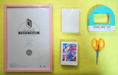 百均 フォトフレーム 少女時代 トレカ ジェシカ 公式 HOOT 額縁